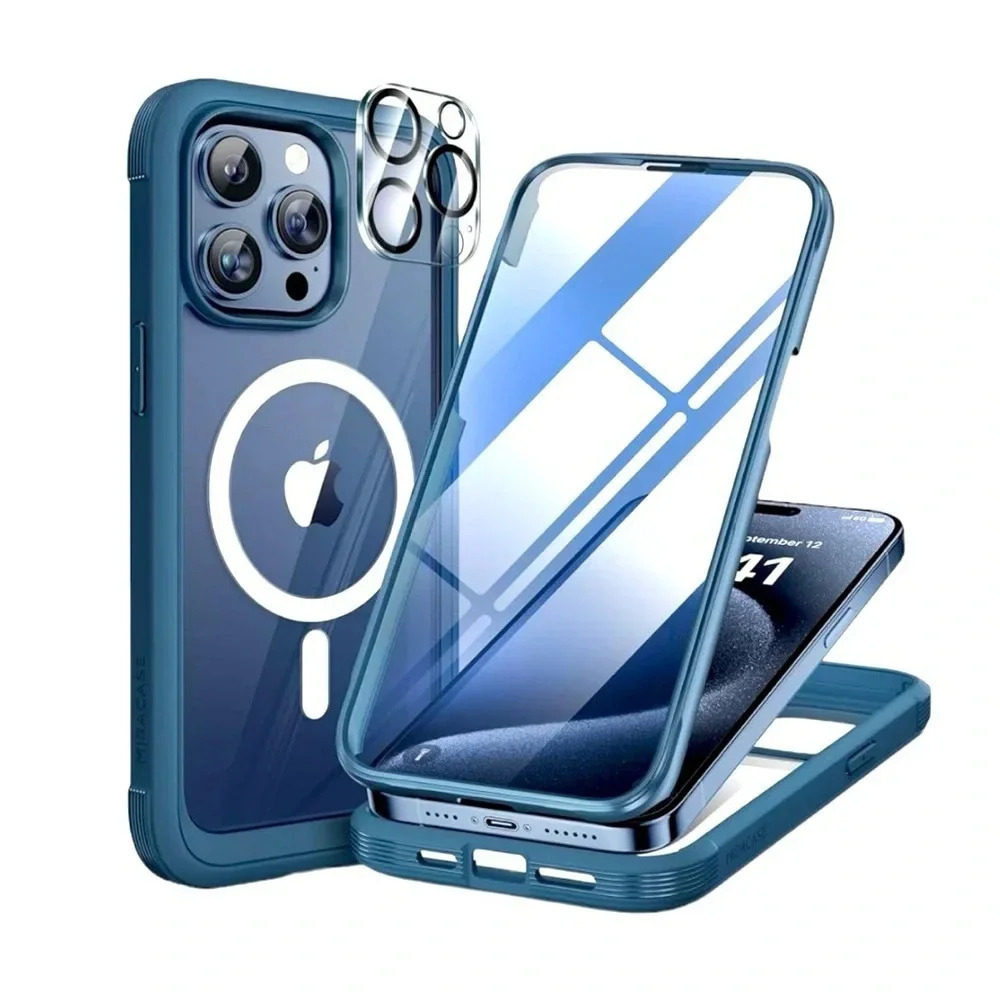 Miracase Magnetic for iPhone 15 Pro Max Case 6.7'' (Compatible with MagSafe)